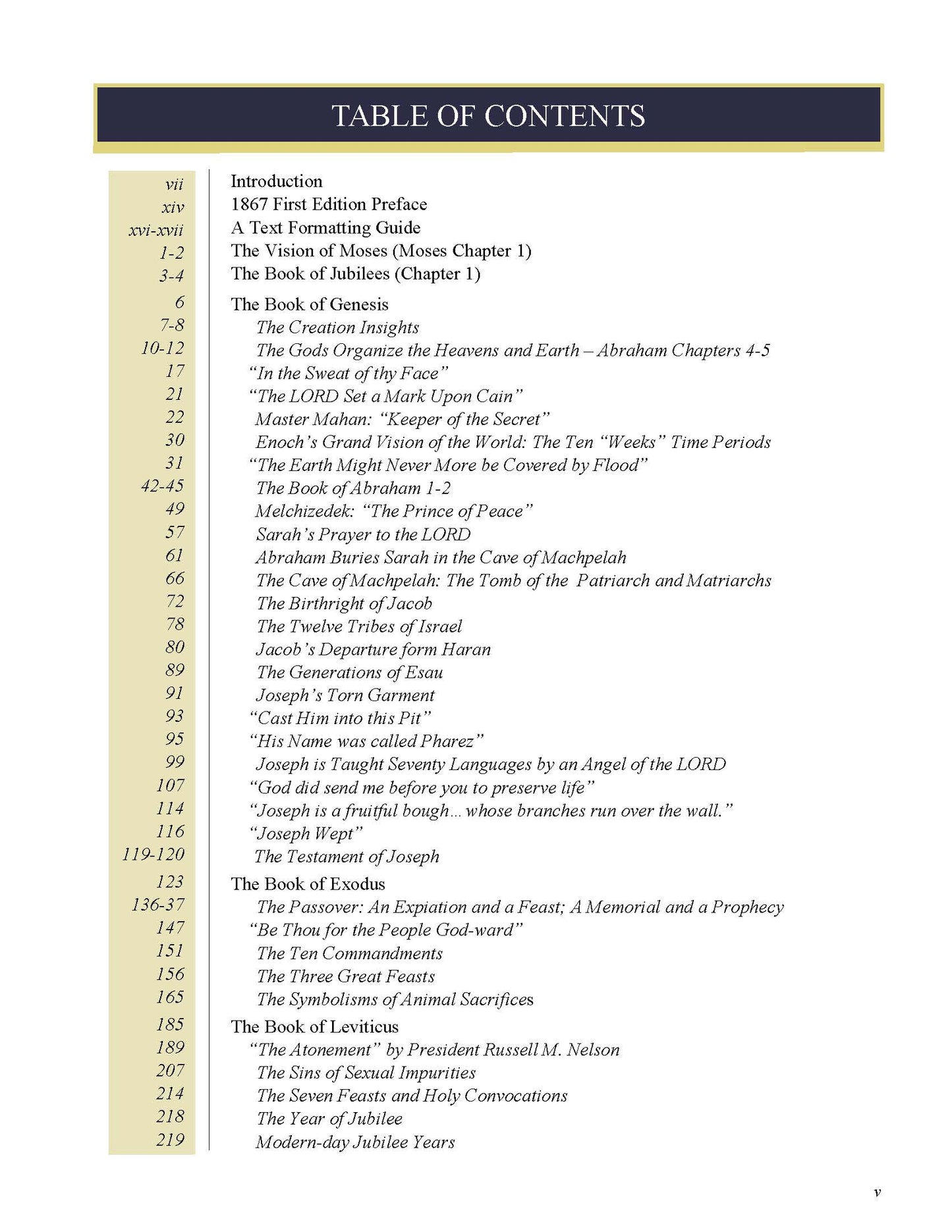 Annotated Five Books of Moses