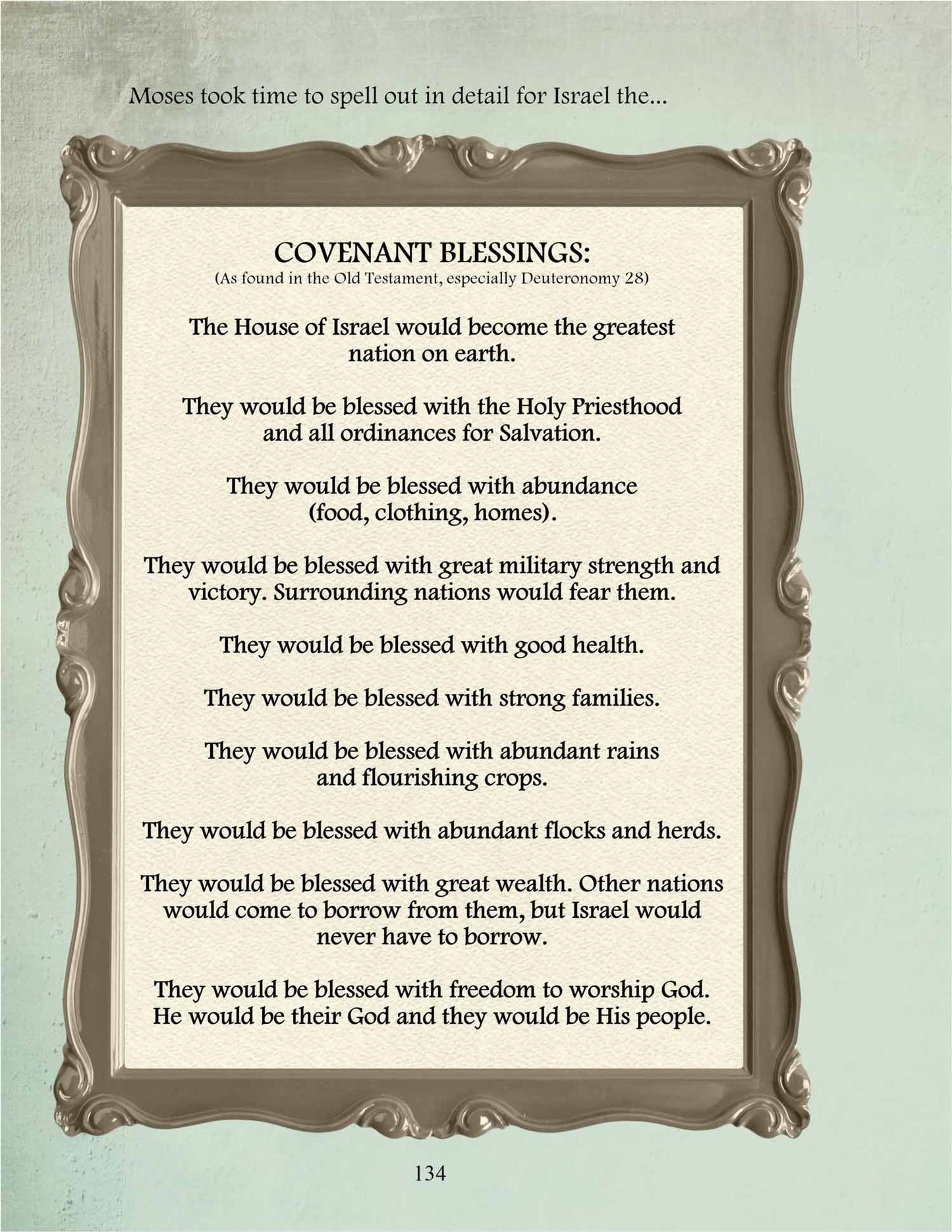 The Great Plan of Happiness and the Covenant