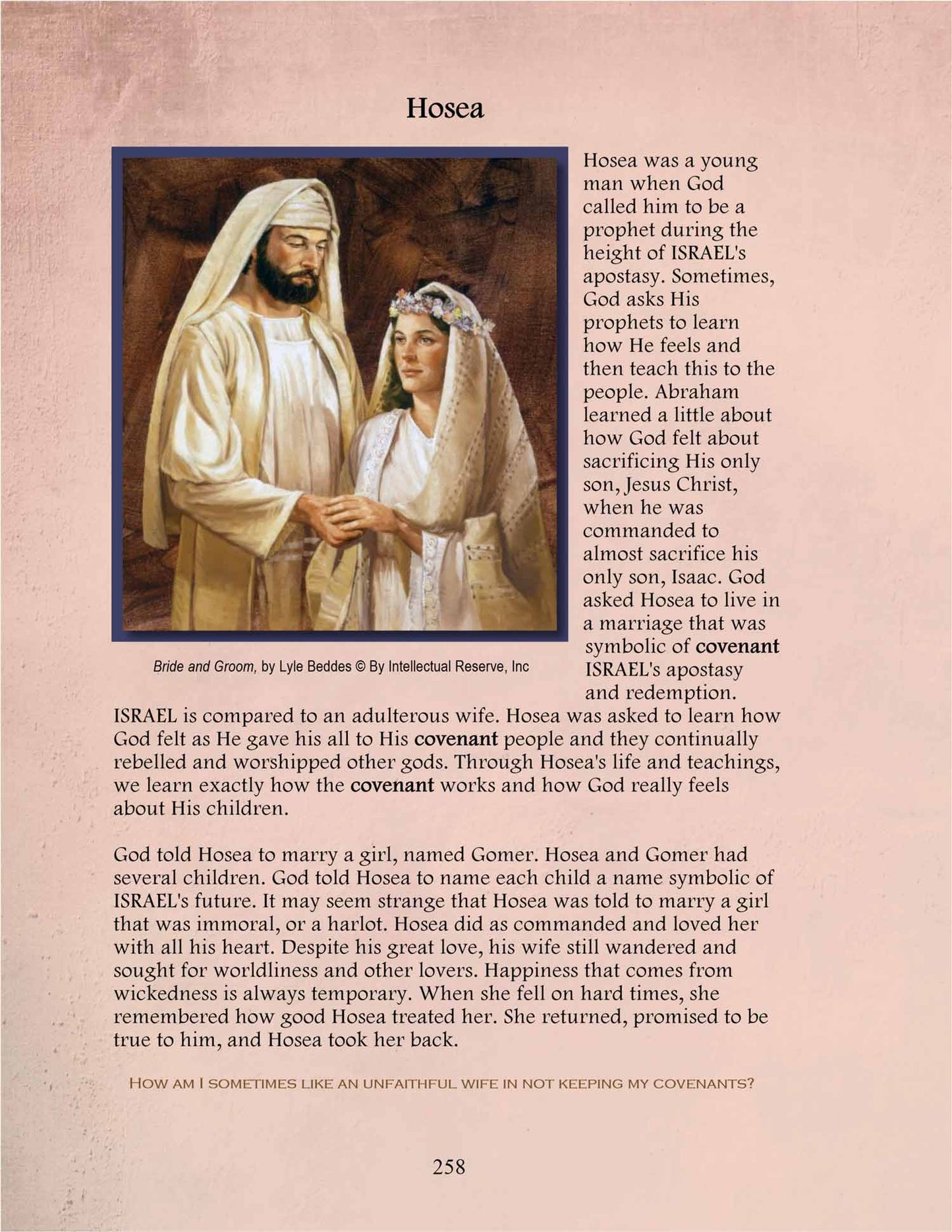 The Great Plan of Happiness and the Covenant