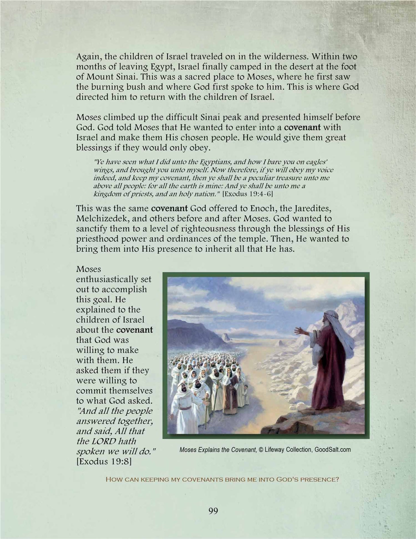 The Great Plan of Happiness and the Covenant