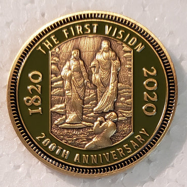 First Vision 200th Anniversary Commemorative Coin - Found em!