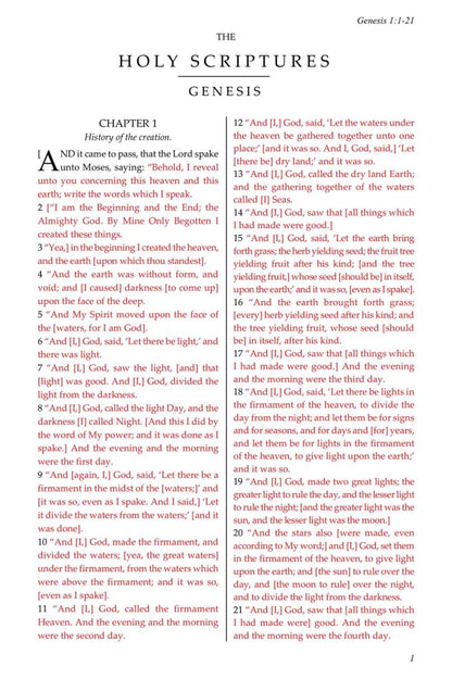 The Holy Sciptures - Inspired Version Red Letter Edition